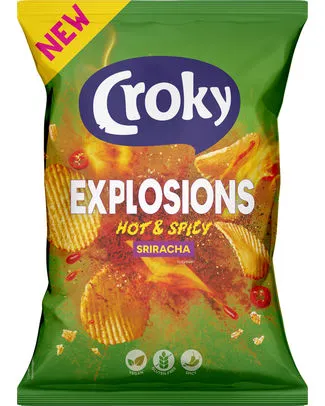 CROKY EXPLOSIONS HOT SPICY SRIRACHA 9x150g