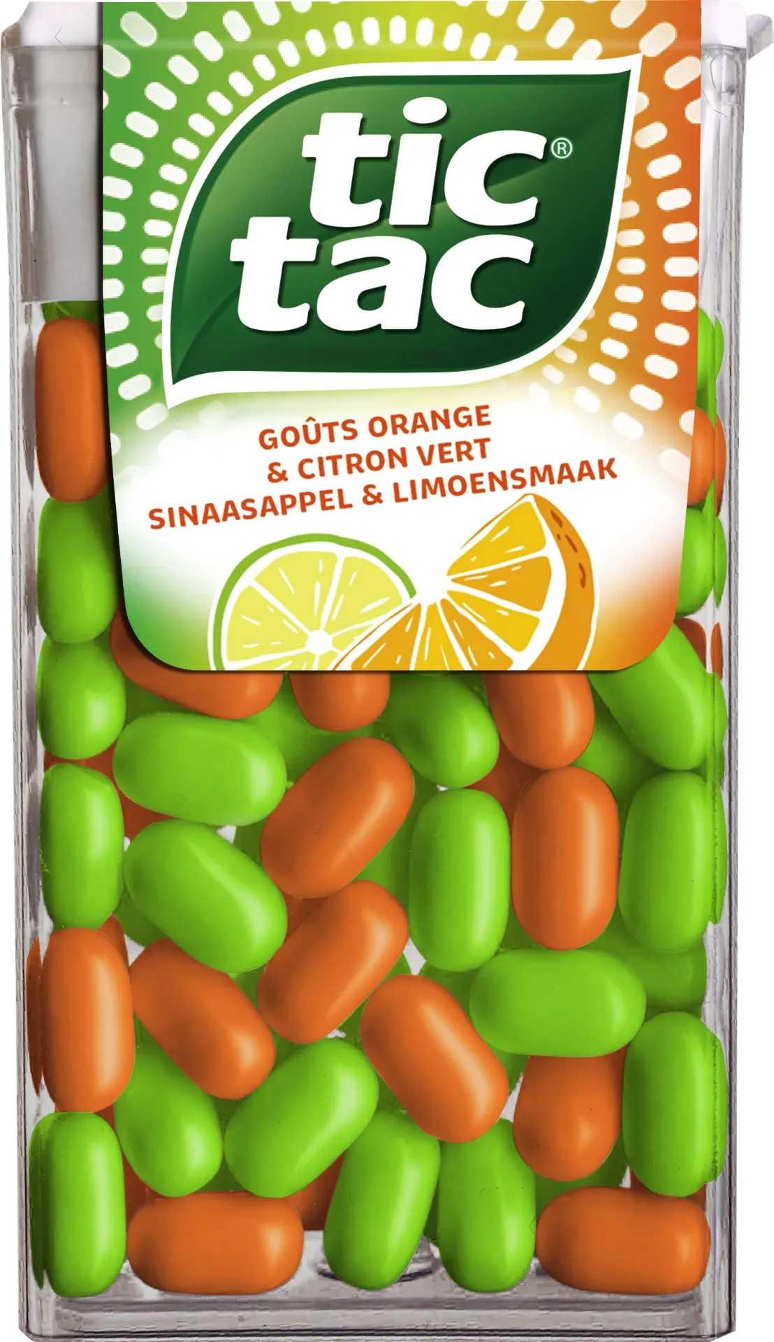 [D0532] TIC TAC LIMOEN & SINAASAPPEL 16 x 49g