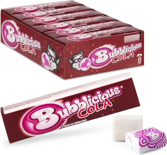 [613245] BUBBLICIOUS STICK COLA 18 x 38g