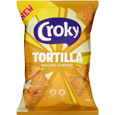 [79546] CROKY TORTILLA NACHO CHEESE 20x40g