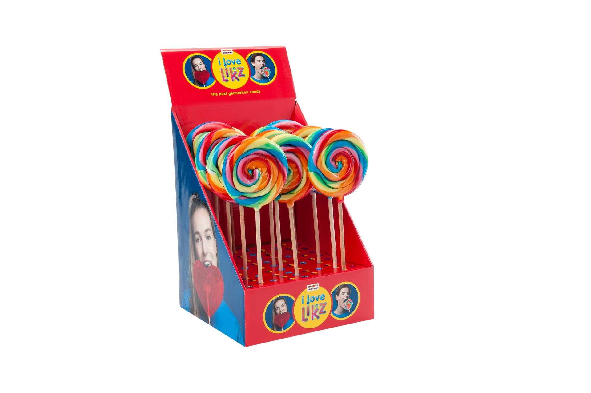 [HFS04107G] LOLLY SPIRAAL RAINBOW 17 x 80 g