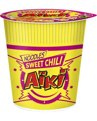 [GF020] AIKI CUP NOODLES SWEET CHILI 8 x 68g