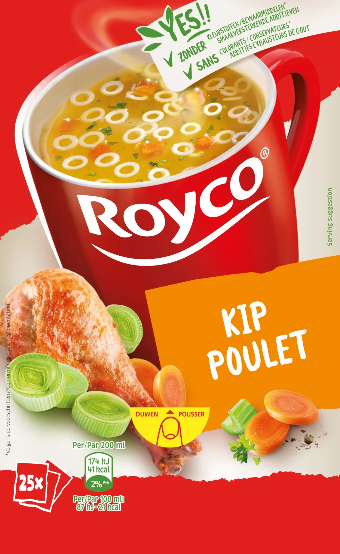 [GF002] ROYCO CLASSIC KIP 25 ZAKJES